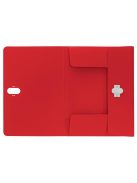 Iratvédő mappa, 11 mm, PP, A4, LEITZ "Recycle", piros (E46220025)