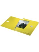 Iratvédő mappa, 38 mm, PP, A4, LEITZ "Recycle", sárga (E46230015)
