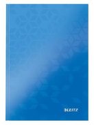 Beíró, A5, vonalas, 80 lap, keményfedeles, LEITZ "Wow", kék (E46271036)