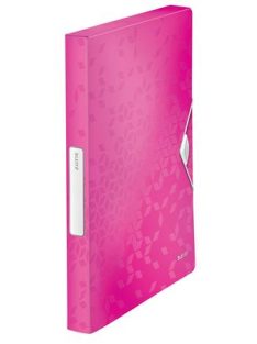  Gumis mappa, 30 mm, PP, A4, LEITZ "Wow Jumbo", rózsaszín (E46290023)