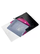 Gumis mappa, 30 mm, PP, A4, LEITZ "Wow Jumbo", fekete (E46290095)