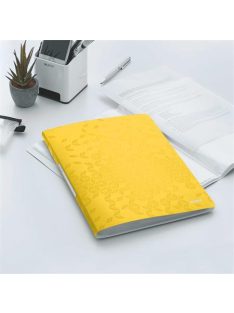   Bemutatómappa, 20 zsebes, A4, LEITZ "Wow", sárga (E46310016)