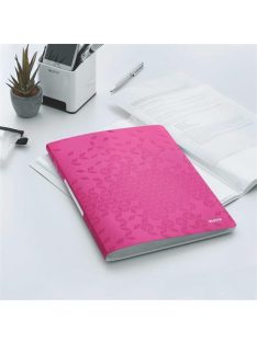   Bemutatómappa, 20 zsebes, A4, LEITZ "Wow", rózsaszín (E46310023)