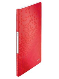   Bemutatómappa, 20 zsebes, A4, LEITZ "Wow", piros (E46310026)