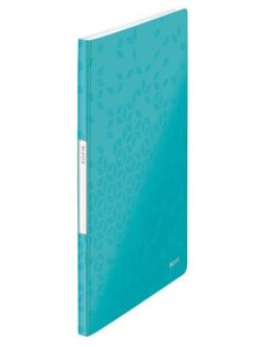   Bemutatómappa, 20 zsebes, A4, LEITZ "Wow", jégkék (E46310051)