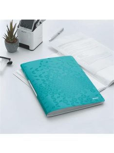   Bemutatómappa, 20 zsebes, A4, LEITZ "Wow", jégkék (E46310051)