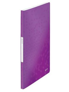  Bemutatómappa, 20 zsebes, A4, LEITZ "Wow", lila (E46310062)