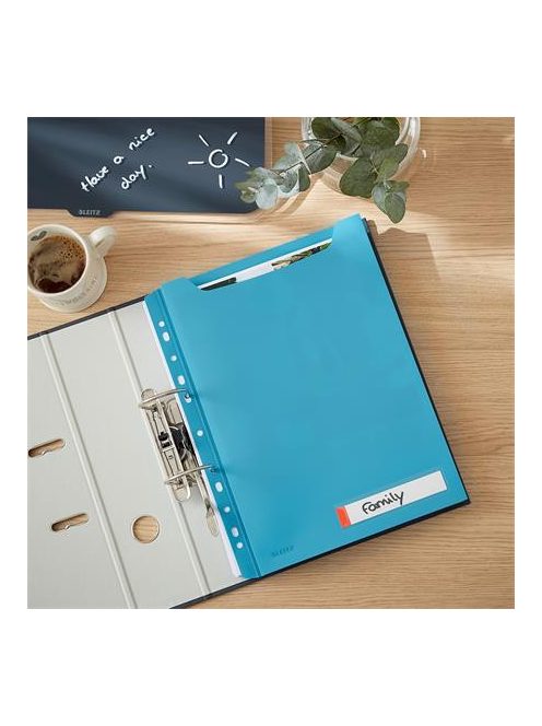 Genotherm, lefűzhető, A4 maxi, LEITZ "Cosy Privacy", nyugodtkék (E46680061)