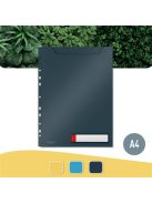 Genotherm, lefűzhető, A4 maxi, LEITZ "Cosy Privacy", bársonyszürke (E46680089)