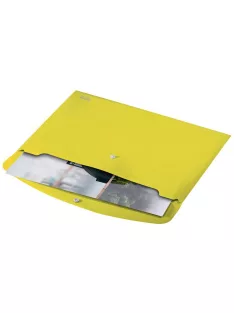   Irattartó tasak, A4, PP, patentos, LEITZ "Recycle", sárga (E46780015)
