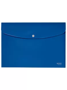   Irattartó tasak, A4, PP, patentos, LEITZ "Recycle", kék (E46780035)