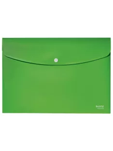   Irattartó tasak, A4, PP, patentos, LEITZ "Recycle", zöld (E46780055)
