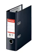 Iratrendező, 75 mm, A5, PP, ESSELTE "Standard", Vivida fekete (E468670)