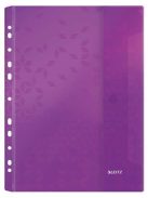 Genotherm, lefűzhető, A4, 200 mikron, LEITZ "Wow", vegyes színek (E47070099)