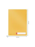 Genotherm, "L", A4, PP, LEITZ "Cosy Privacy", melegsárga (E47080019)