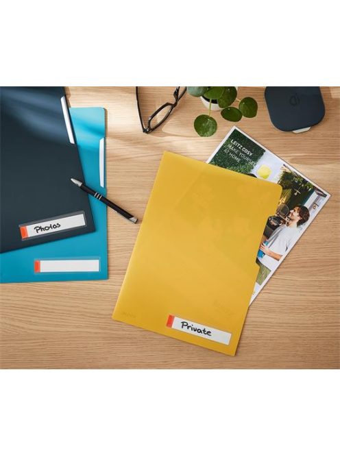 Genotherm, "L", A4, PP, LEITZ "Cosy Privacy", melegsárga (E47080019)