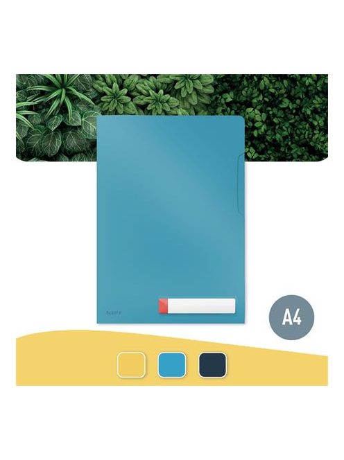 Genotherm, "L", A4, PP, LEITZ "Cosy Privacy", nyugodtkék (E47080061)