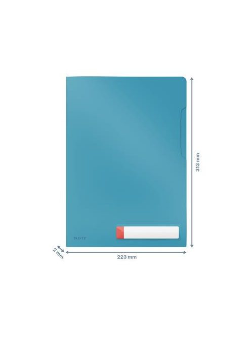 Genotherm, "L", A4, PP, LEITZ "Cosy Privacy", nyugodtkék (E47080061)