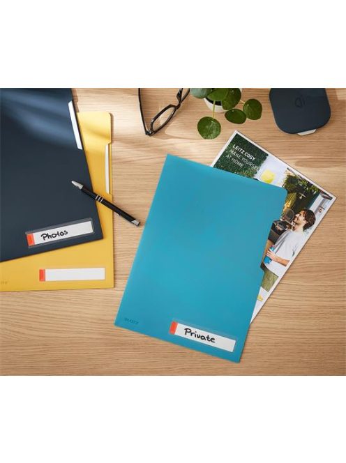 Genotherm, "L", A4, PP, LEITZ "Cosy Privacy", nyugodtkék (E47080061)