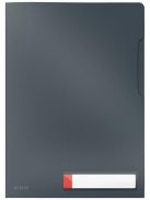 Genotherm, "L", A4, PP, LEITZ "Cosy Privacy", bársonyszürke (E47080089)