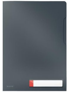   Genotherm, "L", A4, PP, LEITZ "Cosy Privacy", bársonyszürke (E47080089)