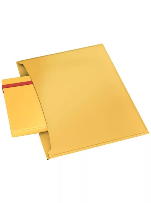 Irattartó tasak, 2 zsebes, A4, PP, pantentos, LEITZ "Cosy", melegsárga (E47090019)