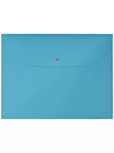   Irattartó tasak, 2 zsebes, A4, PP, pantentos, LEITZ "Cosy", nyugodtkék (E47090061)
