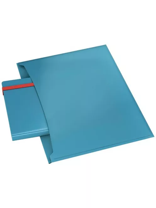 Irattartó tasak, 2 zsebes, A4, PP, pantentos, LEITZ "Cosy", nyugodtkék (E47090061)
