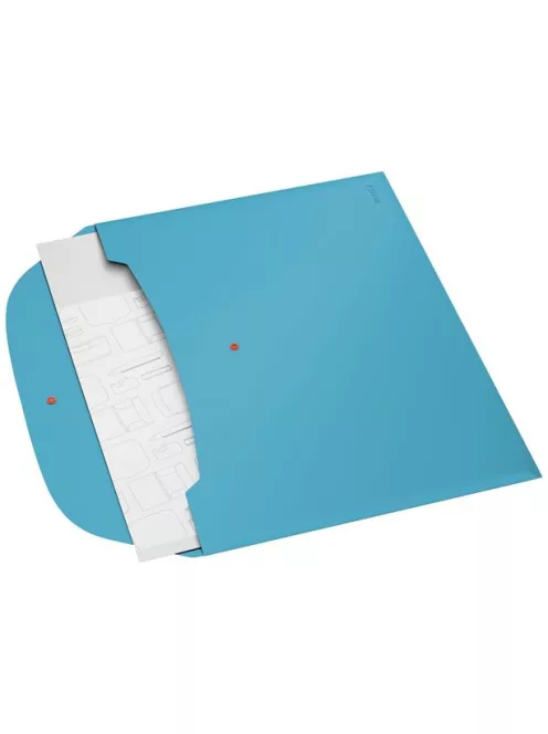 Irattartó tasak, 2 zsebes, A4, PP, pantentos, LEITZ "Cosy", nyugodtkék (E47090061)
