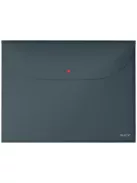 Irattartó tasak, 2 zsebes, A4, PP, pantentos, LEITZ "Cosy", bársonyszürke (E47090089)