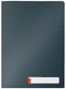 Rendszerező genotherm, A4, PP, LEITZ "Cosy Privacy", bársonyszürke (E47160089)