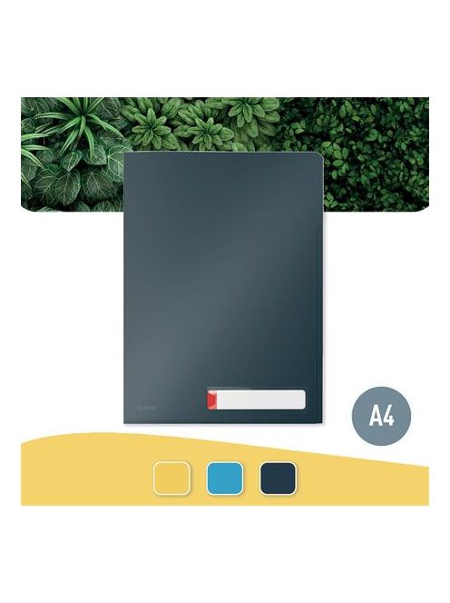 Rendszerező genotherm, A4, PP, LEITZ "Cosy Privacy", bársonyszürke (E47160089)