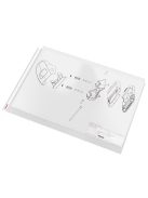 Genotherm, lefűzhető, A3, 85 mikron, narancsos felület, fekvő, ESSELTE (E47182)