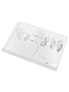   Genotherm, lefűzhető, A3, 85 mikron, narancsos felület, fekvő, ESSELTE (E47182)