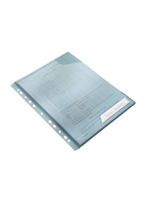 Genotherm, "L", lefűzhető, A4, 200 mikron, LEITZ "CombiFile", kék (E47260035)