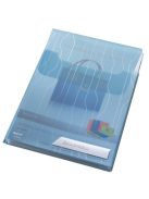 Genotherm, lefűzhető, A4, 200 mikron, füllel, LEITZ "CombiFile Jumbo", kék (E47270035)