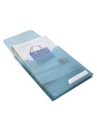 Genotherm, lefűzhető, A4, 200 mikron, füllel, LEITZ "CombiFile Jumbo", kék (E47270035)