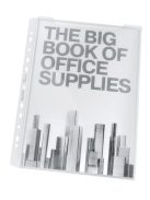 Genotherm, lefűzhető, A4, 180 mikron, víztiszta felület, 20 mm, LEITZ "Jumbo" (E47513003)