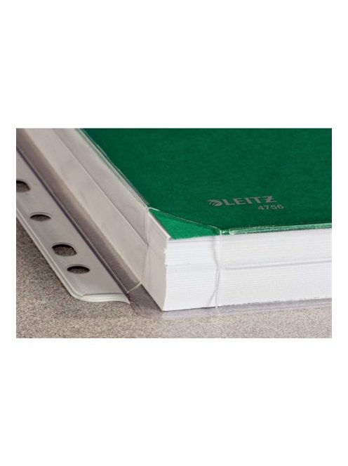 Genotherm, lefűzhető, A4, 170 mikron, narancsos felület, 14 mm, LEITZ "Jumbo" (E47563003)