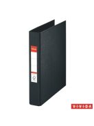 Gyűrűs könyv, 2 gyűrű, 42 mm, A5, PP, ESSELTE "Standard", Vivida fekete (E47687)