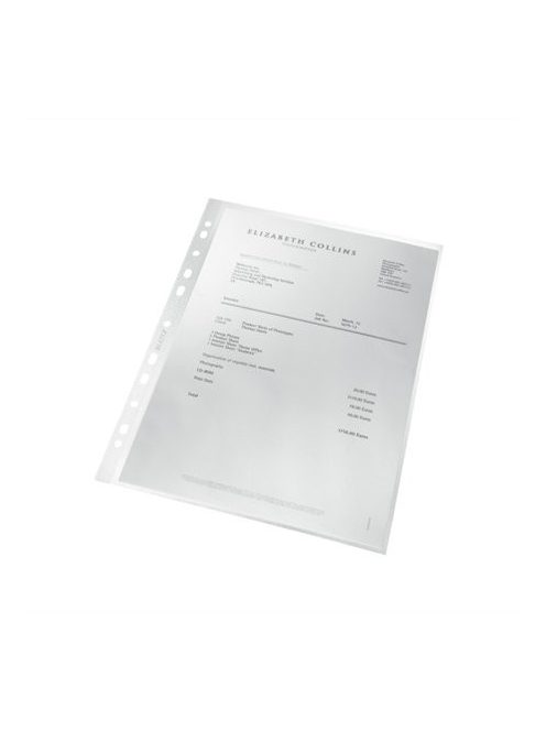 Genotherm, lefűzhető, A4, PP, 100 mikron, narancsos felület, LEITZ "Recycle" (E47913003)