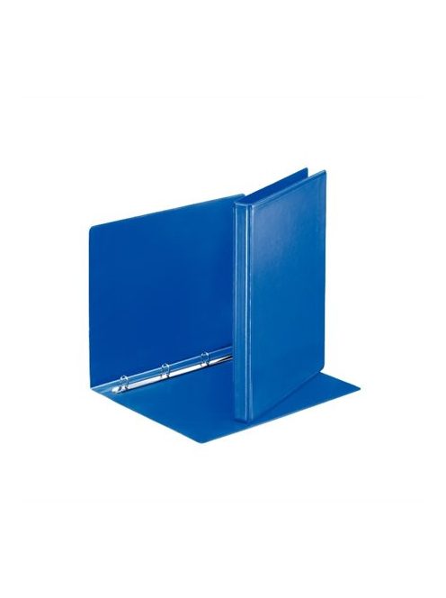 Gyűrűs könyv, panorámás, 4 gyűrű, 25 mm, A4, PP, ESSELTE, kék (E49752)