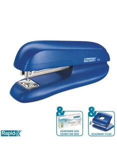   Tűzőgép, 24/6, 26/6, 20 lap, RAPID "F6", kék (E5000269)