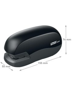   Tűzőgép, elektromos, 24/6, 26/6, 20 lap, RAPID "Fixativ 20EX", fekete (E5000297)