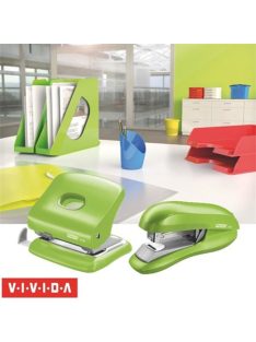   Tűzőgép, 24/6, 26/6, 30 lap, lapos tűzés, RAPID "F30", élénk zöld (E5000356)