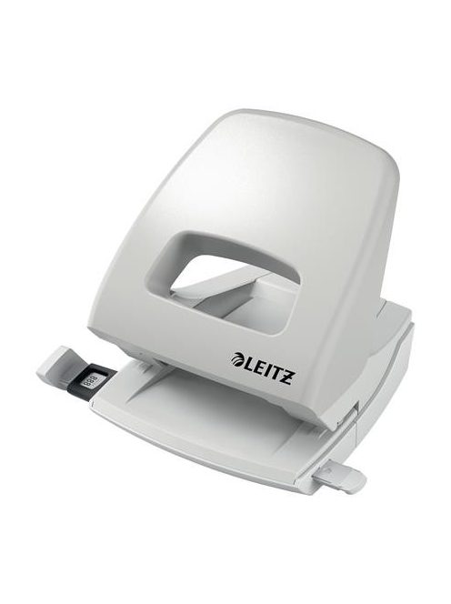 Lyukasztó, kétlyukú, 25 lap, LEITZ "Nexxt 5005", szürke (E50050085)