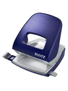   Lyukasztó, kétlyukú, 30 lap, fém, LEITZ "Nexxt Style, titánkék (E50060069)