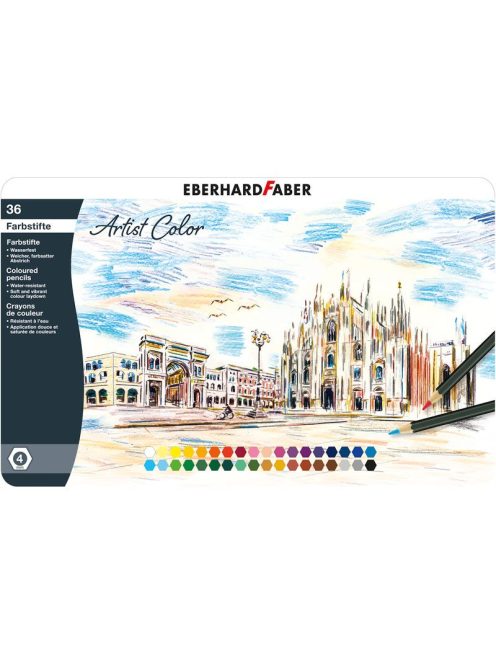 Eberhard Színes ceruza készlet 36db-os fém dobozban ARTIST COLOR (E516136)