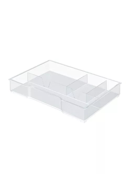Rendszerező tálca Leitz "Plus/Wow Cube" fiókos irattárolókhoz, LEITZ, áttetsző (E52150002)
