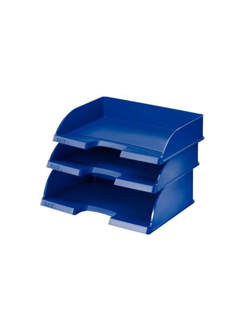 Irattálca, műanyag, oldalt nyitott, LEITZ "Plus Jumbo", kék (E52190035)